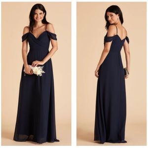 Birdy Grey Spence Convertible Dress Chiffon Navy Small